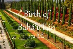 Birth of Bahá’u’lláh 18-19 October