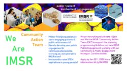 We Are IMSR: Community Action Team!